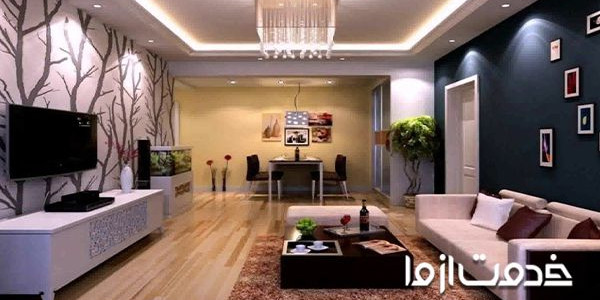 جدیدترین رنگ سقف پذیرایی و اتاق‌ها