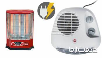 عیب یابی بخاری برقی
