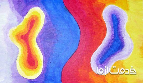 تفاوت رنگ­‌های گرم و سرد