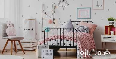 دکوراسیون اتاق خواب دخترانه