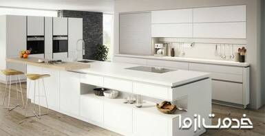 اپن آشپزخانه ایرانی؛ جدیدترین طرح‌ها