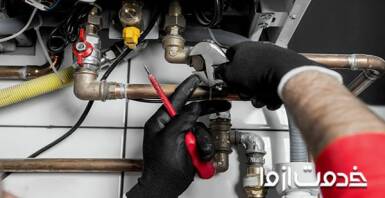 تعویض و تعمیر شیر پرکن پکیج