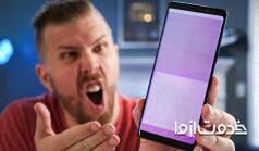 نشانه های خرابی LCD آیفون و سامسونگ