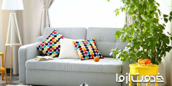شستن کوسن مبل در لباسشویی و روش‌های دیگر