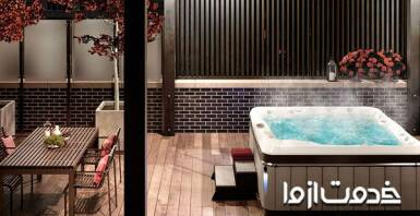 آشنایی با ابعاد جکوزی خانگی 