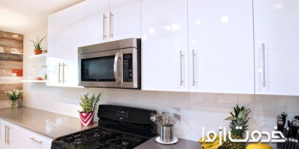 کابینت های گلاس برای آشپزخانه