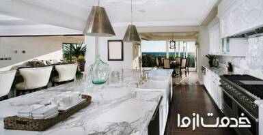 کانتر سنگ مرمر برای و مراقبت از آن