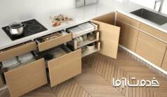 انواع اکسسوری کابینت آشپزخانه