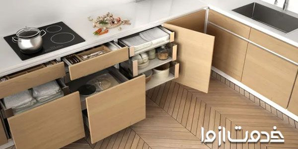 انواع اکسسوری کابینت آشپزخانه