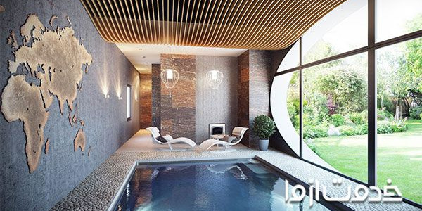 اجرای سقف کاذب استخر