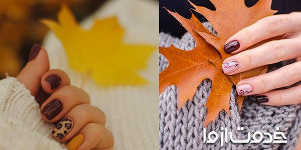 جدیدترین مدل‌های ژلیش ناخن پاییزی