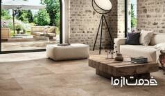 سرامیک طرح سنگ برای دیوار حیاط و نما