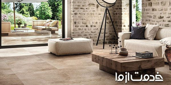 سرامیک طرح سنگ برای دیوار حیاط و نما