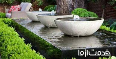 مصارف کاربردی آبنما سنگی