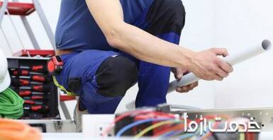 لوله برق ساختمان