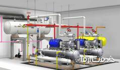 لوله کشی موتورخانه ساختمان