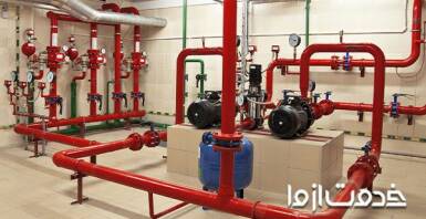 طراحی لوله کشی آتش نشانی