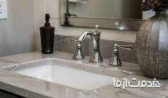 نحوه نصب شیر روشویی