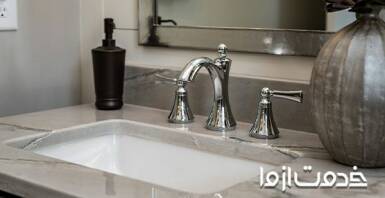 نحوه نصب شیر روشویی