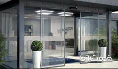 نصب در شیشه ای برای ورودی