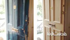  آسان ترین روش تعویض درب قدیمی با درب ضد سرقت