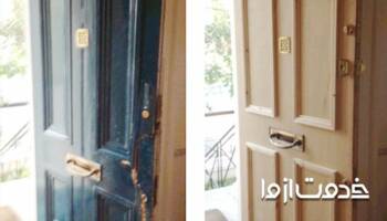  آسان ترین روش تعویض درب قدیمی با درب ضد سرقت