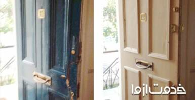  آسان ترین روش تعویض درب قدیمی با درب ضد سرقت