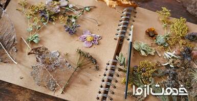  چگونه گل طبیعی را خشک کنیم؟