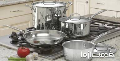 ترفندهای شستن ظروف استیل