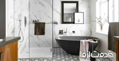 اصول چیدمان وسایل دستشویی  