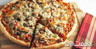 طرز تهیه پیتزا مخلوط خانگی خوشمزه