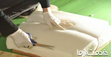 تعمیر فرورفتگی مبل در خانه