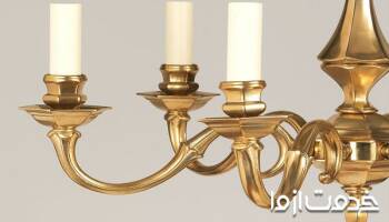 صفر تا صد نصب لوستر برنزی