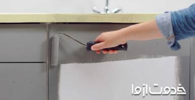 رنگ کردن کابینت فلزی