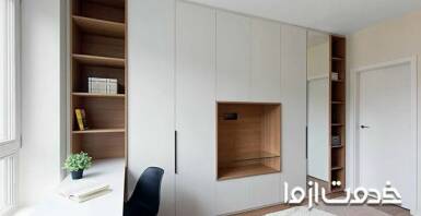 مدل کمد دیواری اتاق خواب کوچک