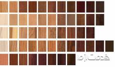 انواع رنگ چوب مبلمان