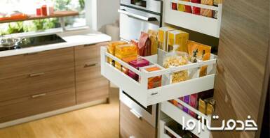 کابینت سوپرمارکت دار چگونه به کمبود فضا کمک می‌کند؟