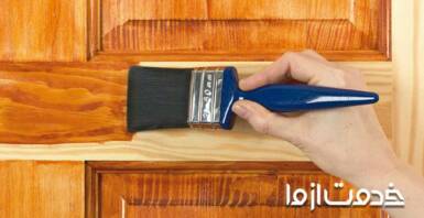 رنگ کاری چوب با شاپان و معرفی انواع رنگ های شاپان