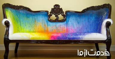 تغییر رنگ چوب مبل در منزل