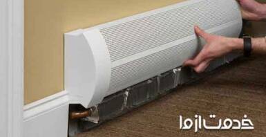 نصب رادیاتور قرنیزی