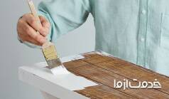 آموزش تغییر رنگ وسایل چوبی به سفید و دیگر رنگها