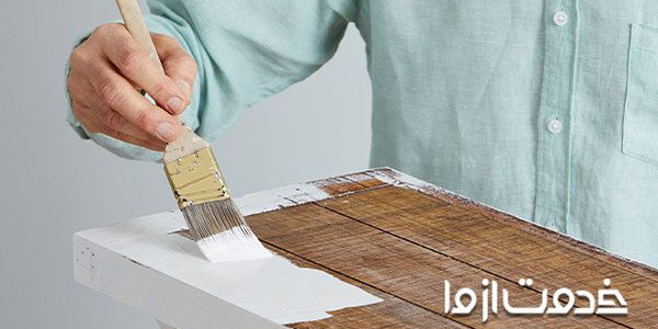 آموزش تغییر رنگ وسایل چوبی به سفید و دیگر رنگ‌ها