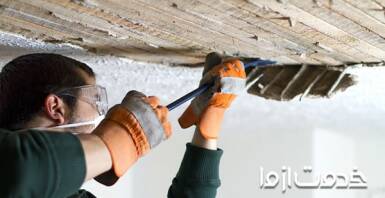 ترمیم و تعمیر سقف (گچی و کاذب)