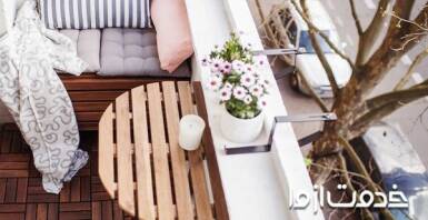 تزیین تراس و بالکن با روش های خلاقانه 