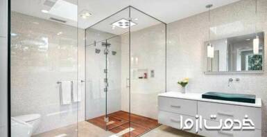 شیشه دور دوشی