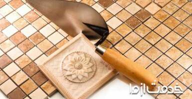 کاشی چسبی؛ روش چسباندن کاشی روی کاشی