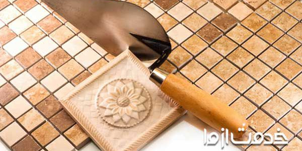 کاشی چسبی؛ روش چسباندن کاشی روی کاشی