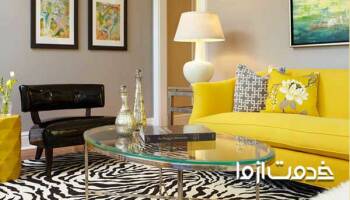 انتخاب رنگ کوسن متناسب با مبلمان