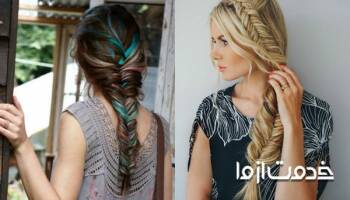 آموزش بافت مو تیغ ماهی