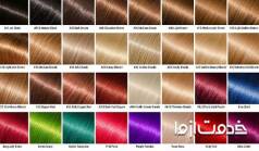 از جدول شماره رنگ مو‌ چگونه رنگ مناسب انتخاب کنم؟